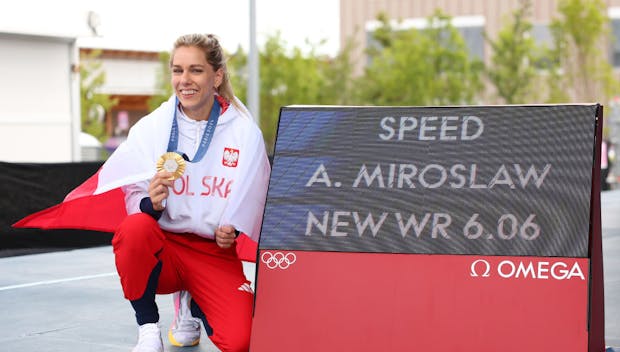 celebrates scoring his team's first goal with teammate Daniel Munoz during the Premier League match between Crystal Palace FC and Tottenham Hotspur FC at Selhurst Park on October 27, 2024 in London, England. (Photo by Warren Little/Getty Images)